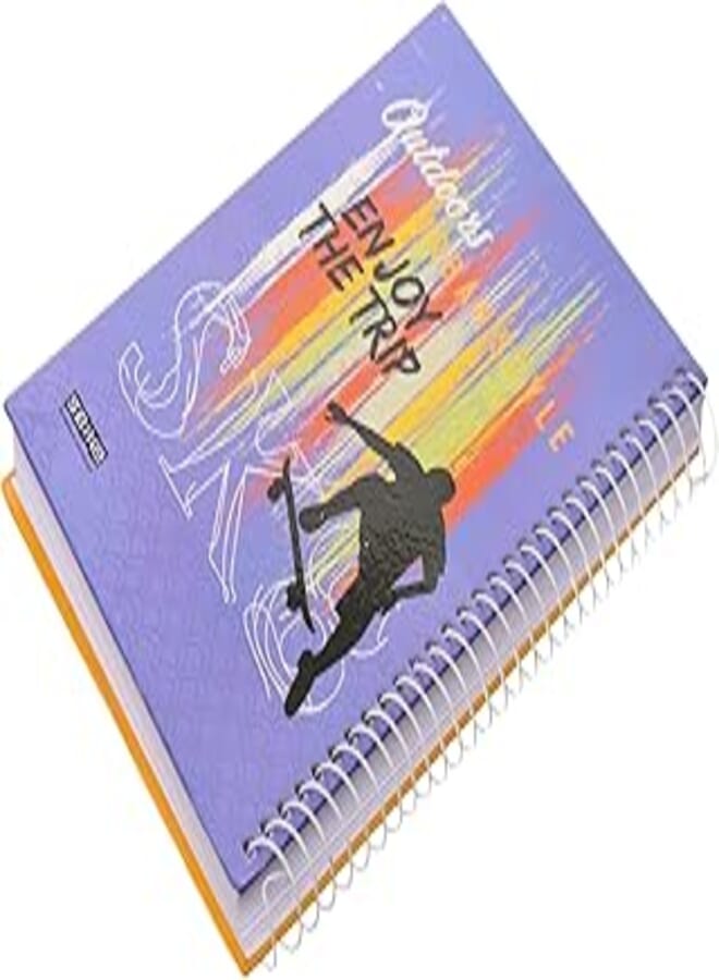 Sema High Quality Lined NoteBook With Hard Cover 20 * 27mm, 200 Sheets For Office And Students - Multi Color