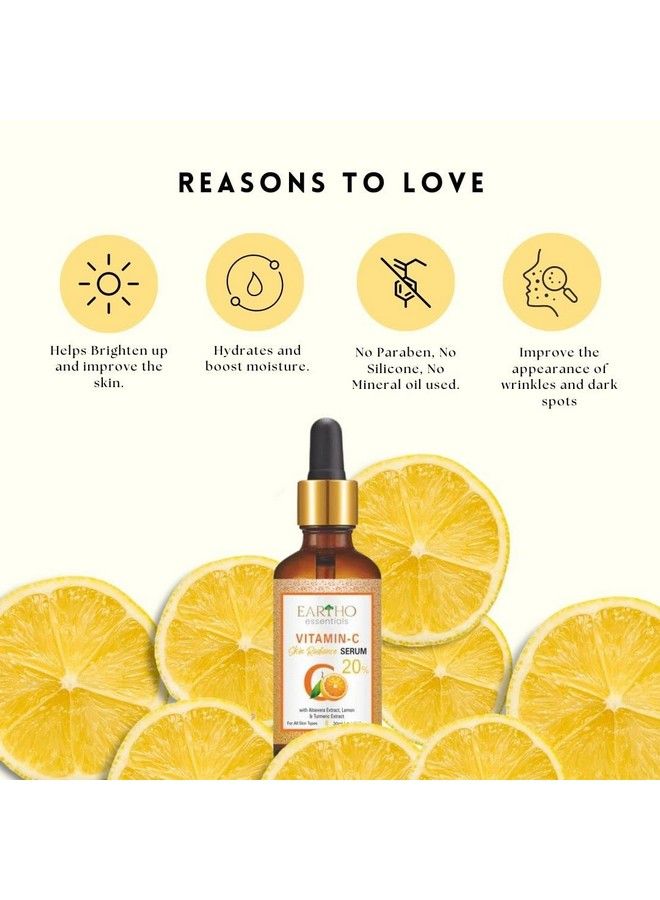EARTHO essentials 20% Vitamin C Skin Radiance Serum (30 Ml) - Image 5