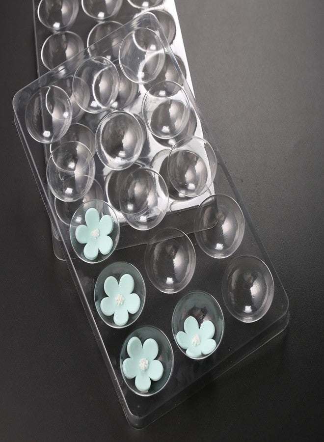 SK 2 Pcs Set 15 Cavity Sugar Flower Fondant Drying Shaping Plate Plastic Sugar Flower Fondant Forming Shaping Mold-no flower - Image 4