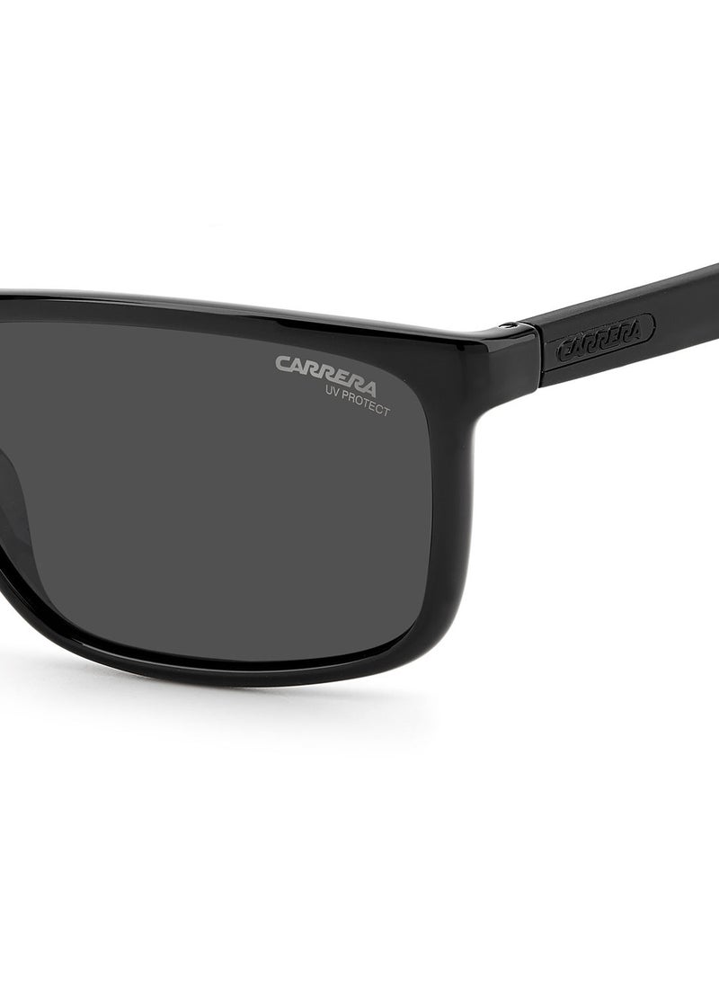 Carrera نظارة شمسية كاريرا مربعة 8047/S سوداء 58  - Image 5