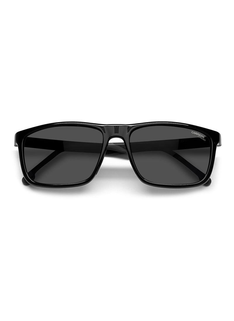 Carrera نظارة شمسية كاريرا مربعة 8047/S سوداء 58  - Image 4