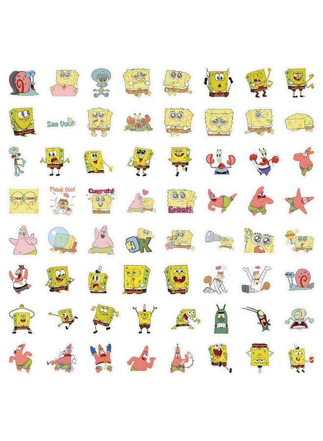 60 PCS Sponge Stickers Cute Stickers Waterproof Vinyl Stickers Water Bottle Laptop Skateboard Computer Stickers for Kids Teens Adults - Image 2