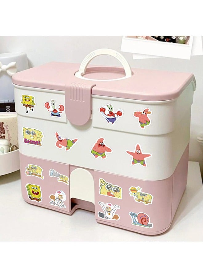 60 PCS Sponge Stickers Cute Stickers Waterproof Vinyl Stickers Water Bottle Laptop Skateboard Computer Stickers for Kids Teens Adults - Image 4