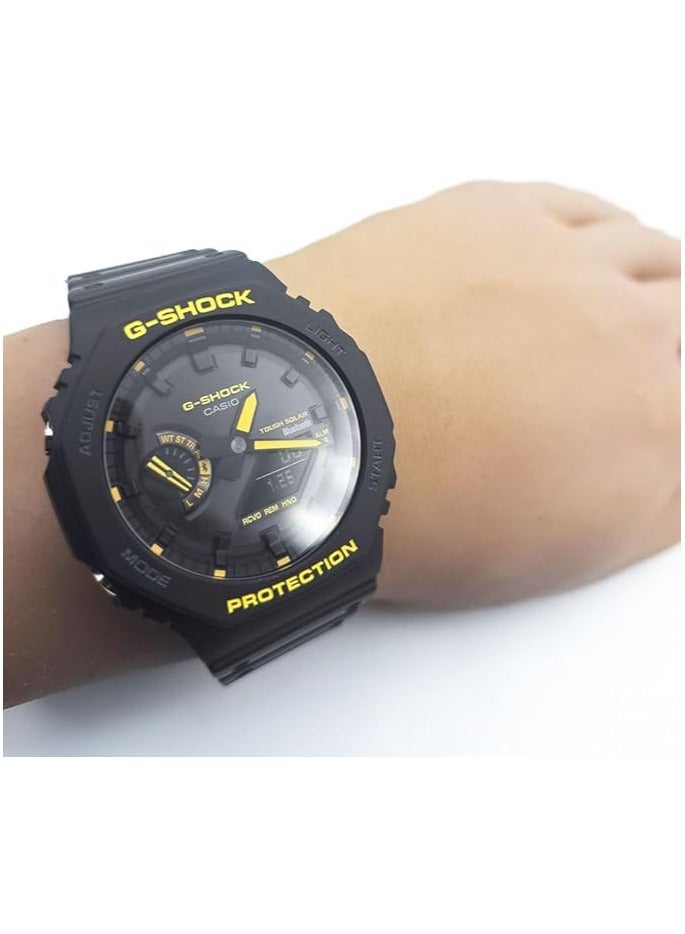 كاسيو ساعة كاسيو جي-شوك - GA-B2100CY-1ADR مينا سوداء، سوار أسود - Image 4