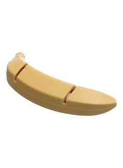 NIBEMINENT 3-Piece Banana Shaped Two-Stage Kitchen Sharpener Yellow  - Image 1