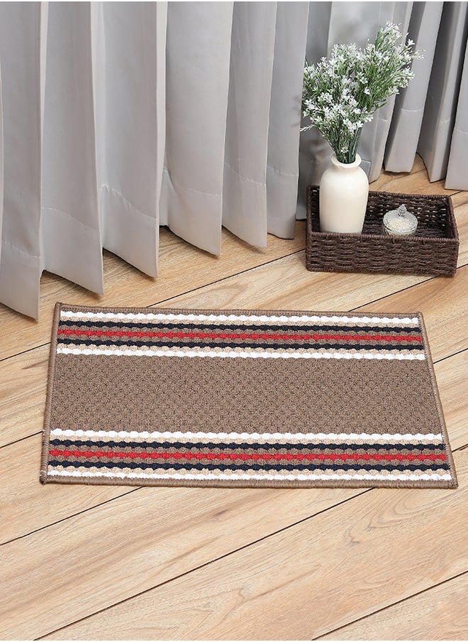 Status Contract Anti Slip Front Door Mat | Living Room Rug for Entrance Doors (Beige), 45 X 75 Cm  - Image 1