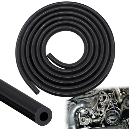 vvag 10Ft Vacuum Hose Automotive ID 18 3mm High Performance Silicone Vacuum Hose 130PSI Max Pressure Vacuum Line Automotive Black Silicone Tubing Car Accessories for AirWater 18 Inch - Image 1