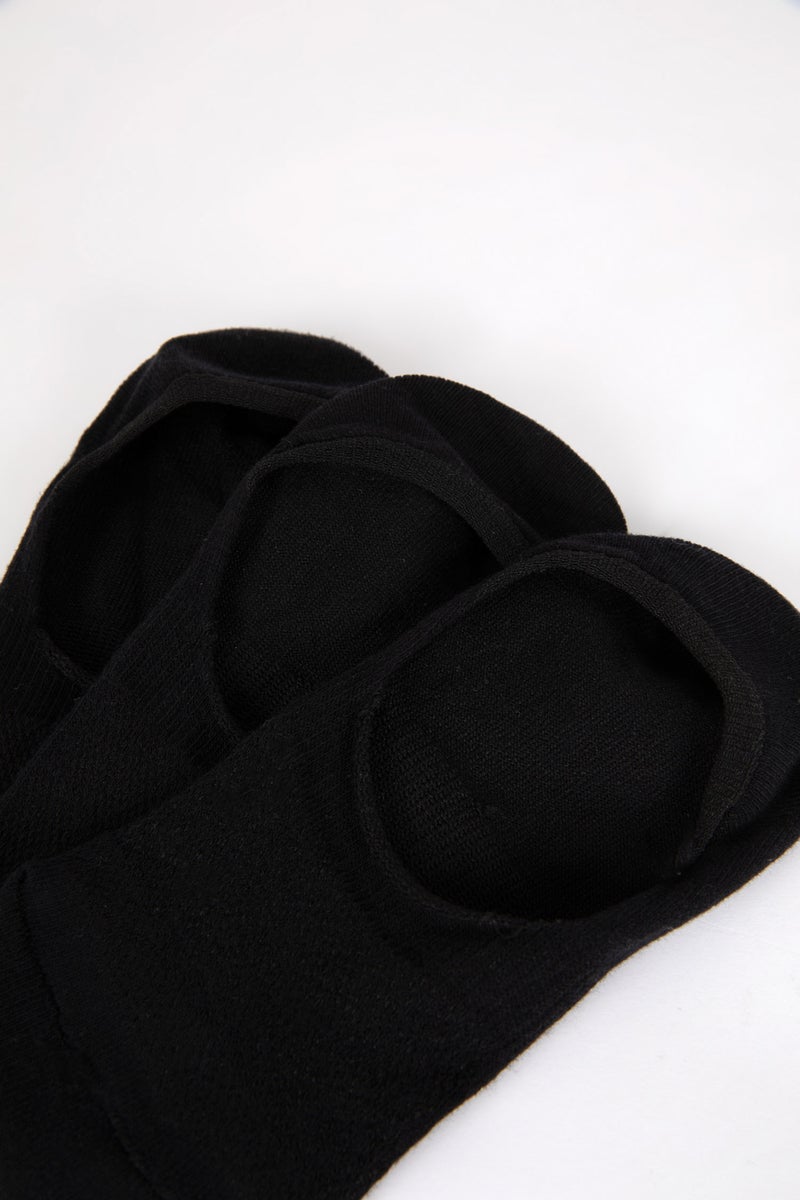 DeFacto Black Woman Ballet Socks 3 Pack Casual - Image 4