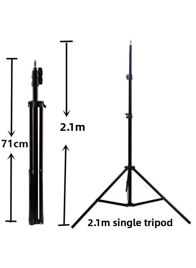 general YQ360A Live Light 360B Beauty Light Net Red Anchor Light LED Photography Light Video Light Frame-Color:2 M Bracket - Image 1