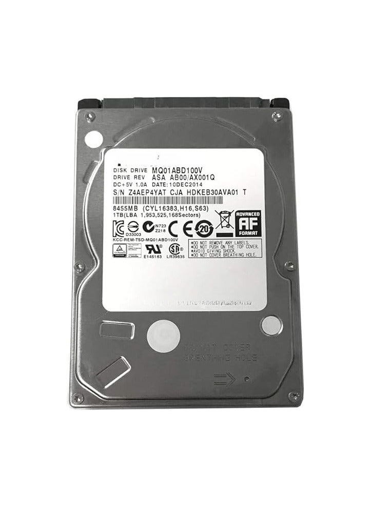 1TB 5400 RPM 8MB Cache SATA 3.0Gb/s 2.5-inch Internal Notebook Hard Drive – Reliable Storage with 1 Year Warranty  - Image 1