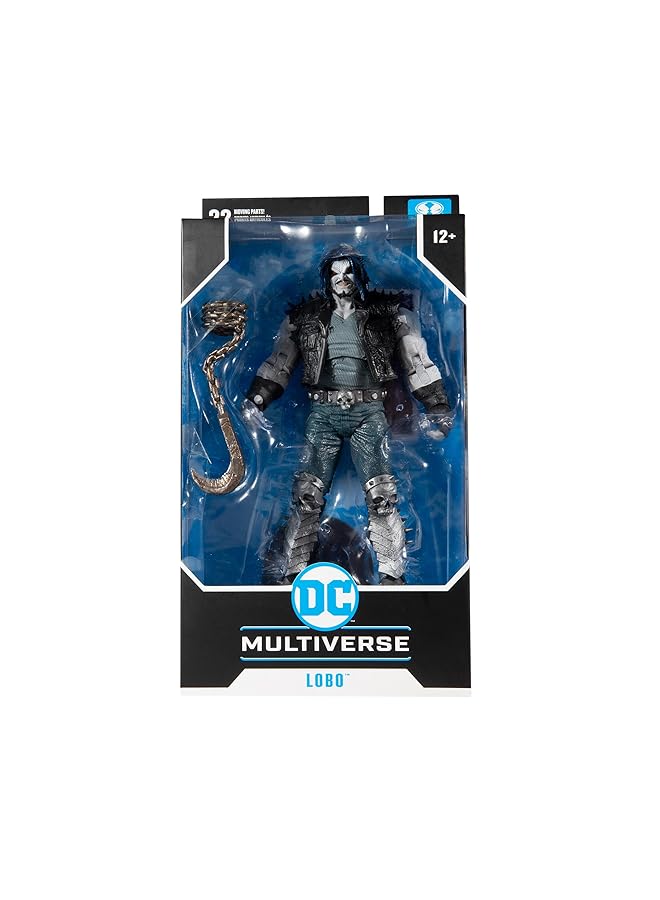 McFarlane Dc Multiverse Lobo 7 Inches Figure Dc Rebirth Comic Edition Ultra Articulation Hook & Chain Accessory Collectible With Art Card Poseable Action Superhero Toy For Adults & Teens - Image 4