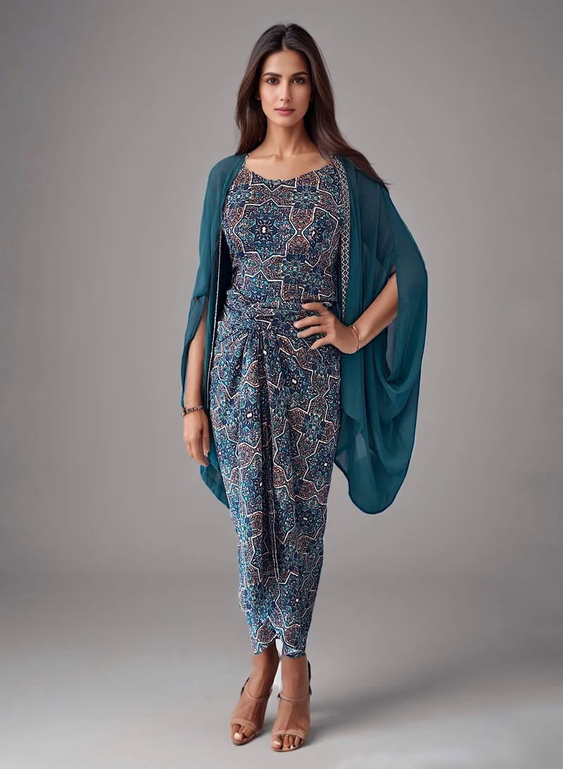ECSTACY cape skirt set