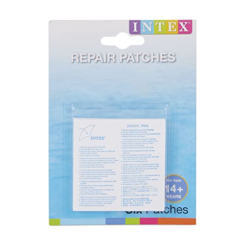 Intex Wet Vinyl Plastic Repair Patch. 6 Count - Image 5