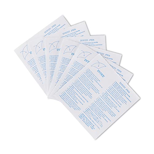Intex Wet Vinyl Plastic Repair Patch. 6 Count - Image 2
