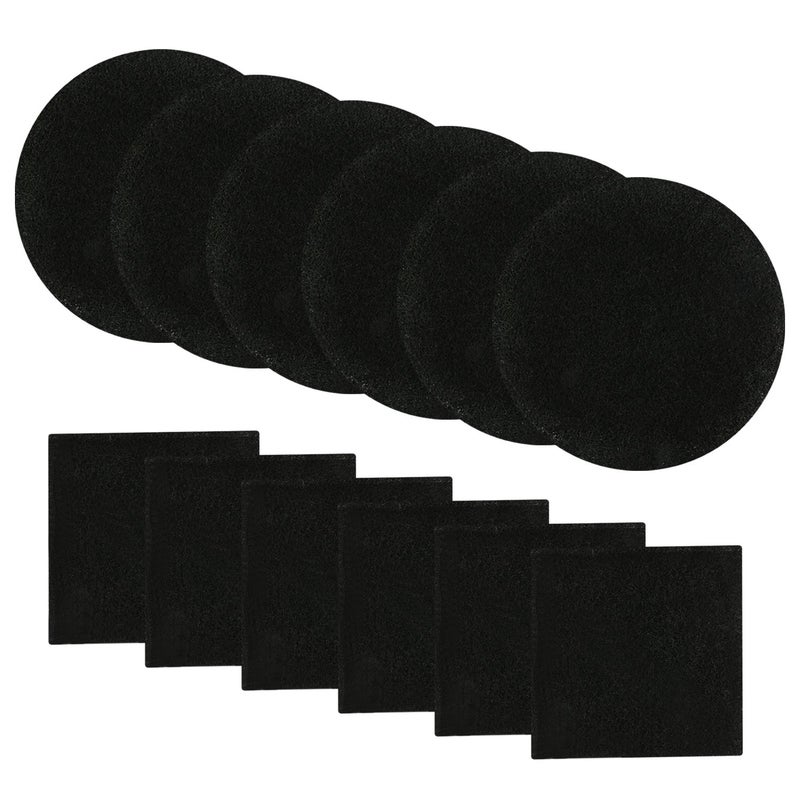 Resinta Compost Bin Filters 12 Pack Refill Set Round and Square