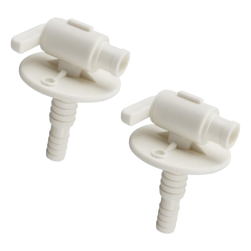 UnibLn RVCamperTrailer for Camco low point drain valve fresh water tank drain valve for rv with easy release Fits 38 or 12 Hose Replacement Part2pcs - Image 3