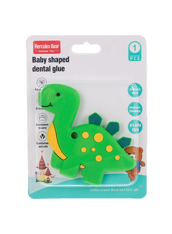 Twisoo Cute Dino Cartoon Silicone Baby Teether - Food Grade, BPA-Free, High-Temperature Resistant, Easy-to-Clean Chewing Toy for Teething, Autism, ADHD & Oral Motor Needs - Image 5