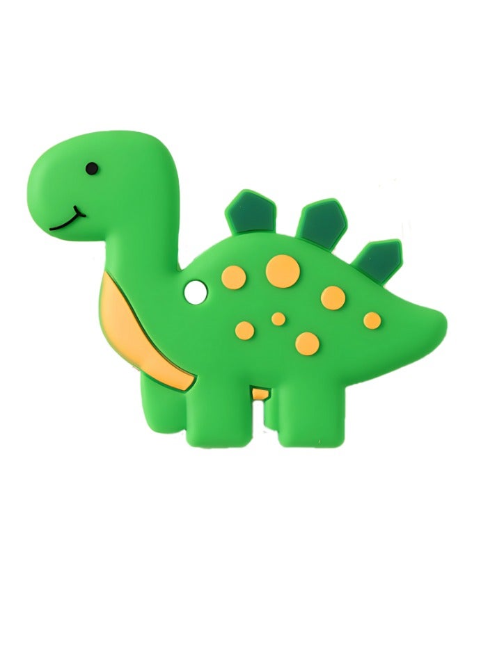 Twisoo Cute Dino Cartoon Silicone Baby Teether - Food Grade, BPA-Free, High-Temperature Resistant, Easy-to-Clean Chewing Toy for Teething, Autism, ADHD & Oral Motor Needs - Image 1