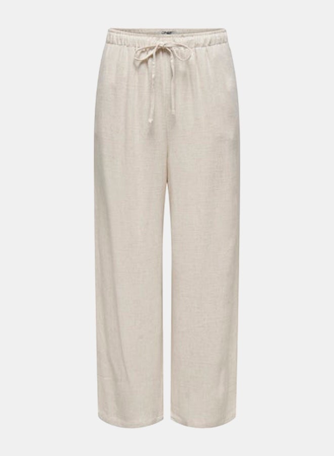 ONLY ONLY Womens Siesta Pull-Up Linen Pant  - Image 5