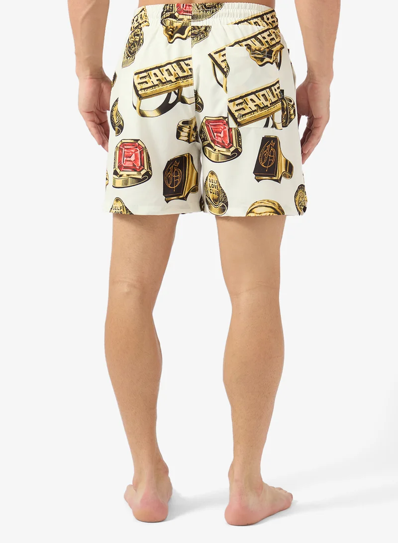 Grimey  The Og Tour Swimming Shorts for Men | Best Price UAE