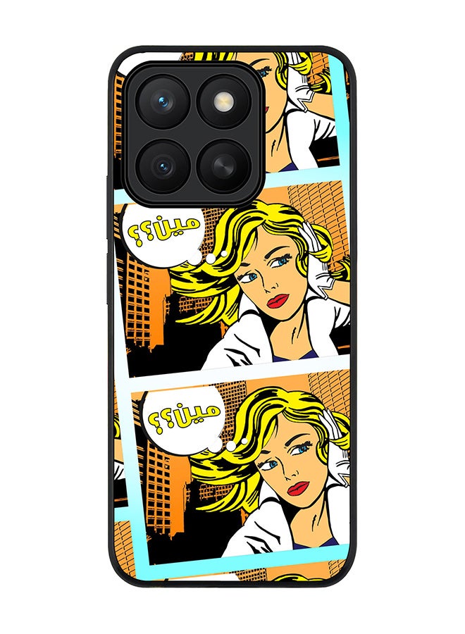 Stylizedd For Honor X8c Case,Slim fit Camera Protection, Shockproof Thin Phone cover  - Meen (Comic Strip)