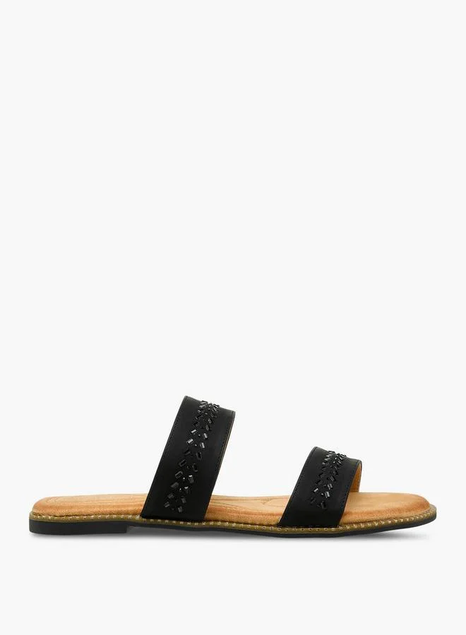 لو كونفورت Women Studded Slide Sandals
