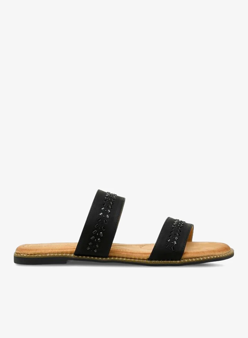 لو كونفورت Women Studded Slide Sandals
