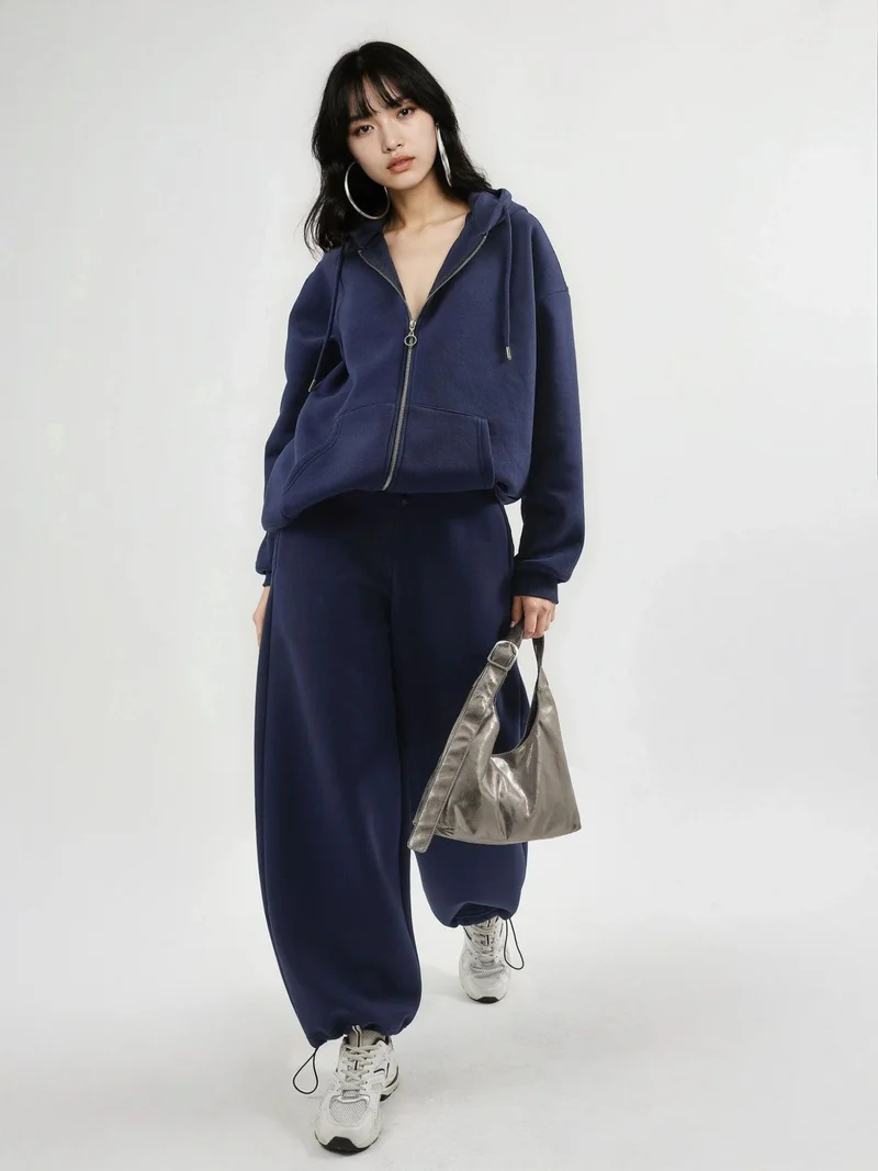 بوسيم BUSEM Women's Long Fleece Sweatpants