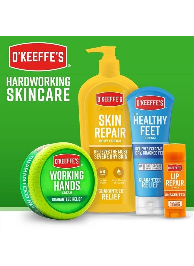 O'Keeffe's - Cooling Relief Lip Repair Lip Balm for Dry, Cracked Lips, Stick,, (Pack of 1) - Image 1