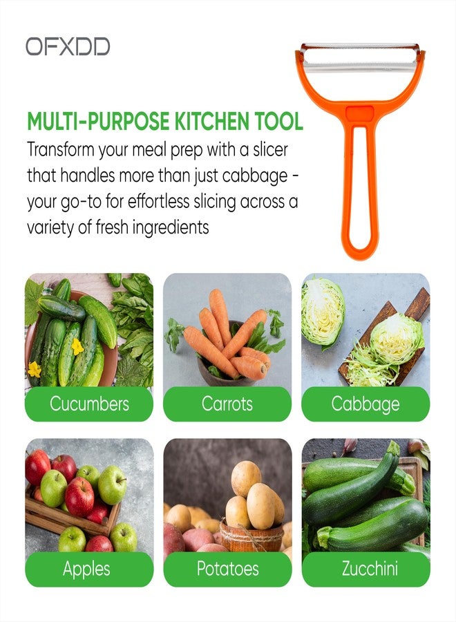 OFXDD Cabbage Slicer - Manual Chopper for Sauerkraut - Shredder Peeler for Kitchen - Image 4