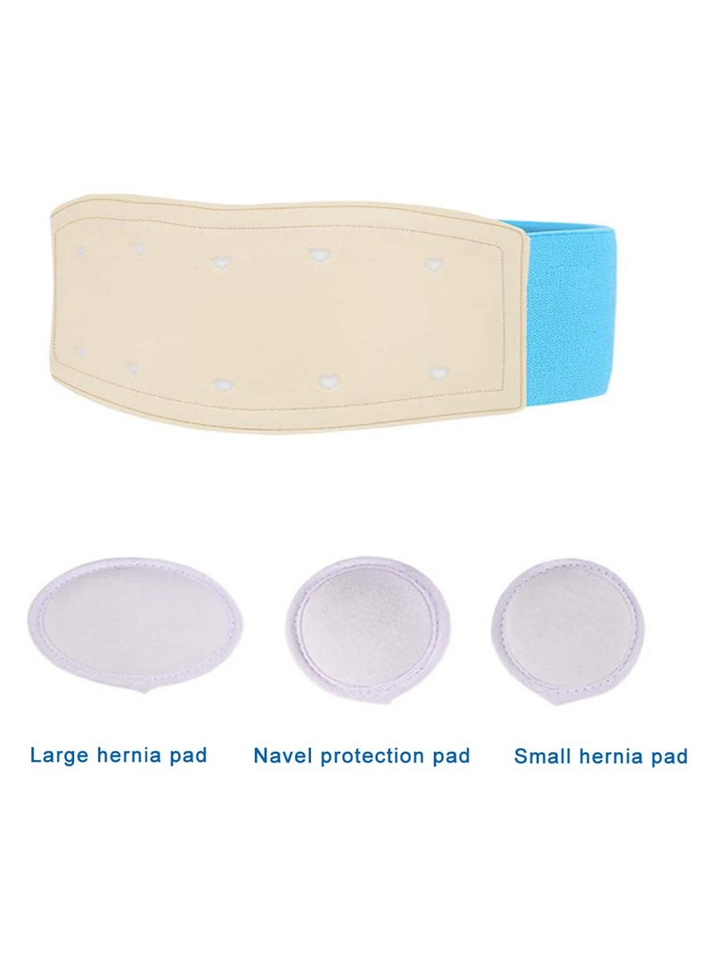 2 Pack Baby Belly Button Strap, Baby Abdomen Wrapped, Abdominal Clip, Hernia Truss Support, Adjustable Belly Button Strap, Newborn Drawstring, Blue  - Image 2