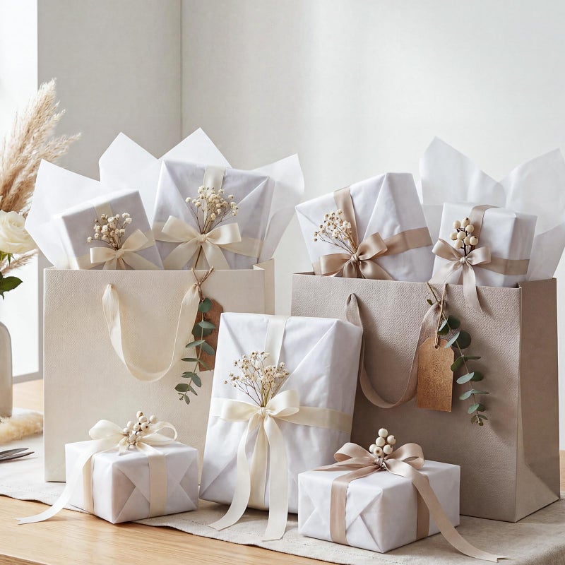 woric 160 Sheets White Tissue Paper Bulk 14 X 20 Inches Wrapping Tissue Paper for Gift Bags Mother's Day Art Crafts Weddings Baby Shower Birthday Decor and Easter Basket Stuffers - Image 4