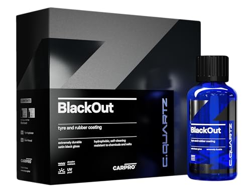 CARPRO CQUARTZ BlackOut - Tire and Rubber Coating (50mL)