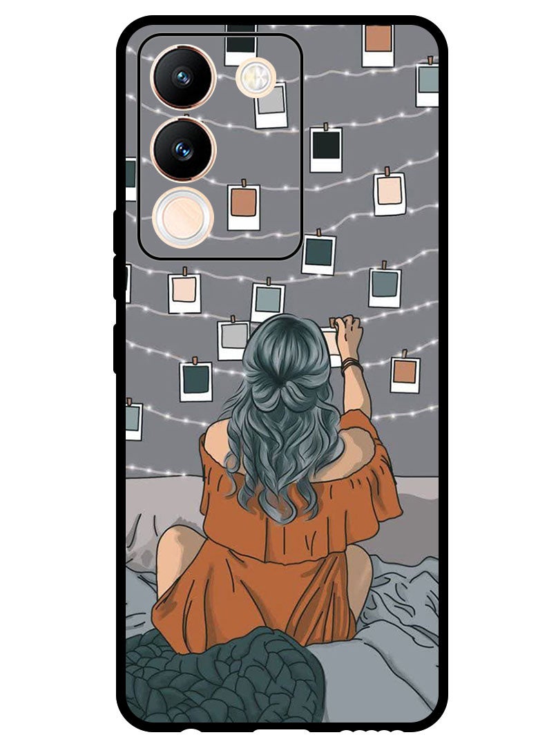 Theodor Protective Case Anti Scratch Shock Proof Bumper Cover For Vivo Y200 Polaroid and lights - Image 1