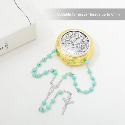 KOMI LastSupper Rosary Box First Communion Jewelry Box, First Communion Souvenirs Confirmation Gifts for Catholics, Trinket Boxes - Image 5