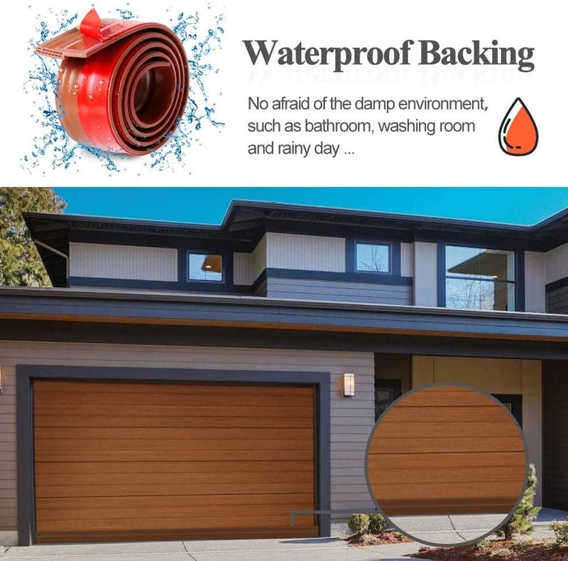 Sysmie Upgrade Huge Gap Door Draft Stopper, 3-2/5"W Widened Door Sweep for Interior and Exterior Doors - Guard Against Drafts, Dust, Noise and Unwanted Animals (3-2/5"W x 39" L, Brown)â€¦ - Image 5