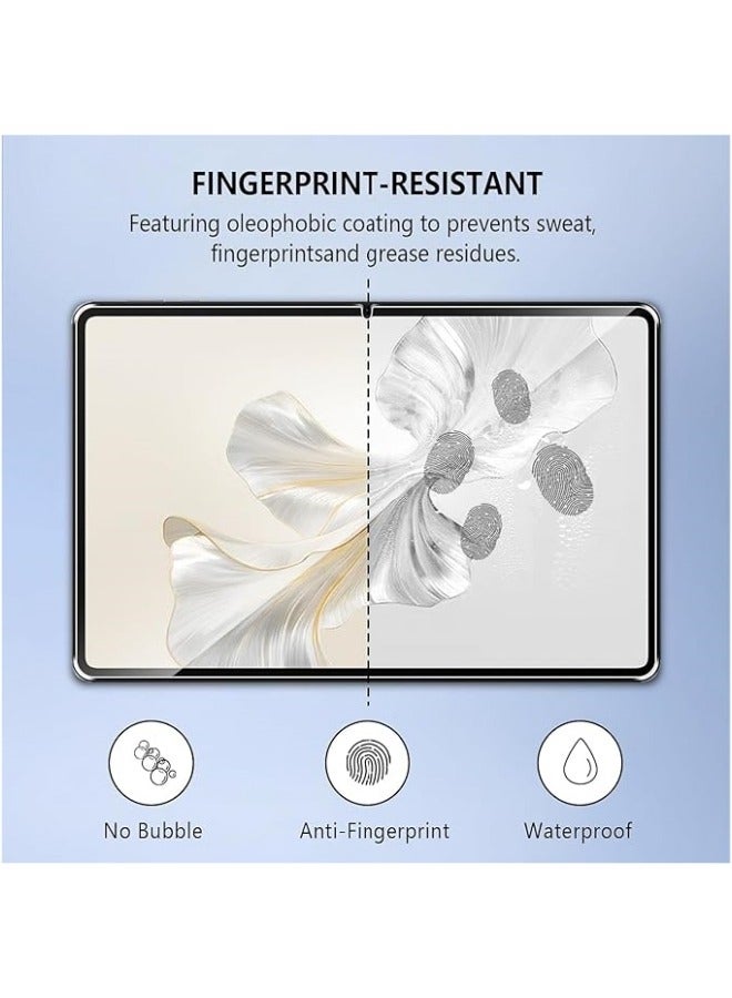General [2 Pack] Screen Protector Compatible with Honor Pad 9 12.1 inch (HEY2-W09/HEY2-W19),Tempered Glass,9H Anti-Scratch Hardness,Anti-Fingerprint,HD Transparent,Ultra Resistant  - Image 3