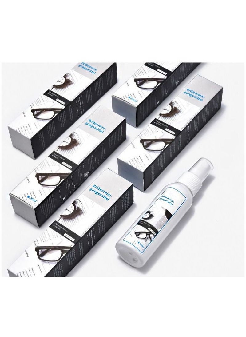 GECLL Spectacle lens cleaning and maintenance spray 60ml, glasses, mobile phones and electronic screens, optical surfaces, safe professional-grade formula (gift glasses cloth)  - Image 3