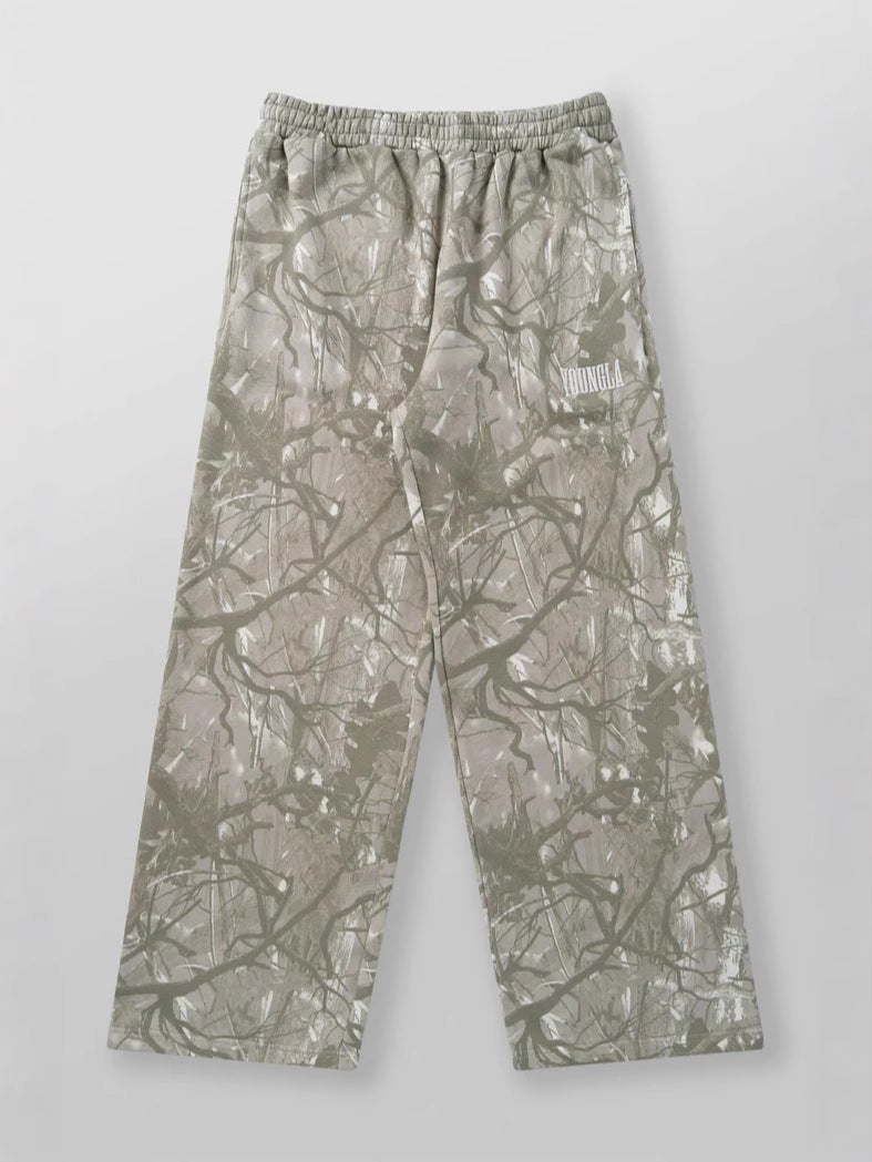 American Trendy Sports Pants Wide Leg Straight Simple Casual Pants Fitness Loose Printed Camouflage Running Pants For Men - Image 4