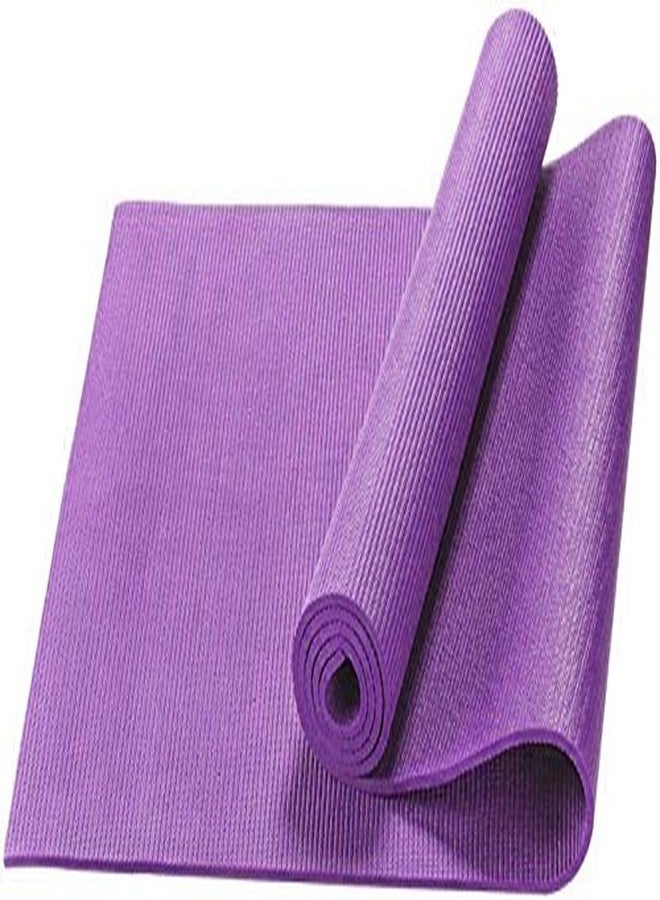 GOLDLEAF SuperFit 24 X 68 inch Purple 5 mm Yoga, Exercise & Gym Mat - Image 5