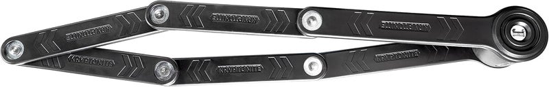 Kryptonite Keeper Folding Bike Lock, 2.75FT/3.25 FT Long Compact Lightweight High Security Anti-Theft Foldable Bicycle Lock with 2 Keys and Mount for E-Bikes Scooter Road Mountain Bike - Image 3