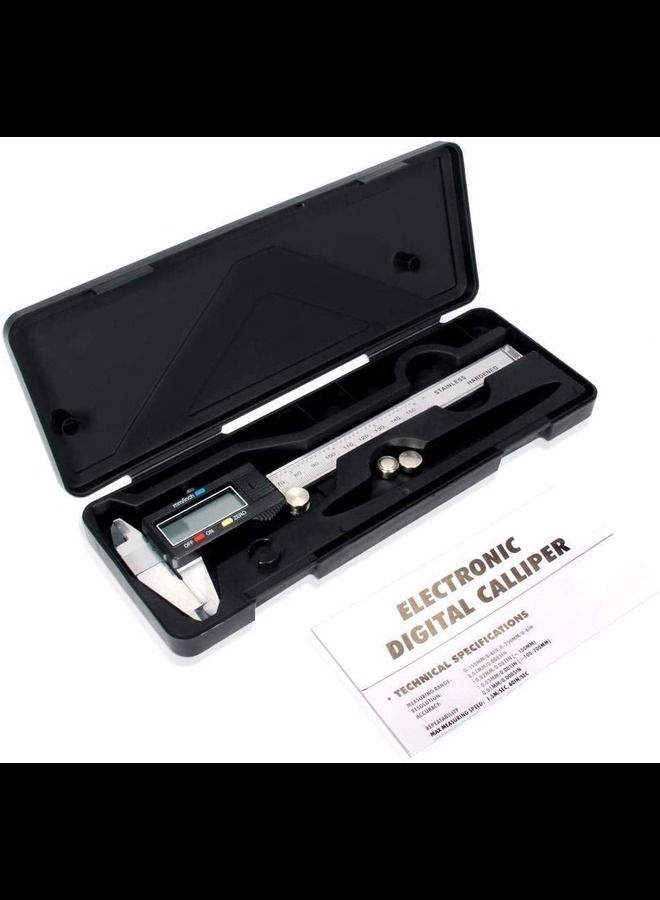ABBASALI Electronic Stainless Steel Vernier Caliper Micrometer 150 mm/6 inch  - Image 1