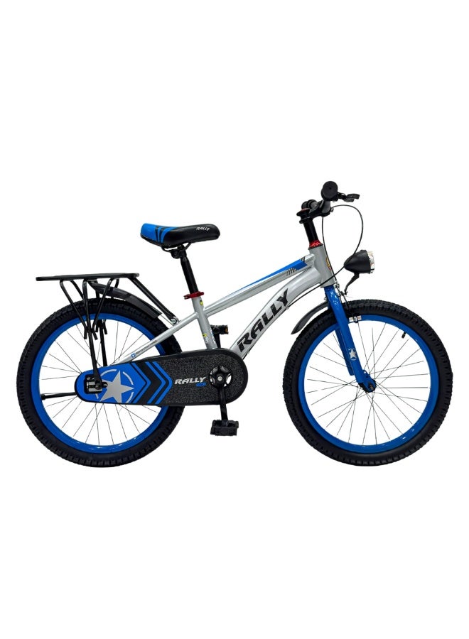 The RALLY Falcon Kids Bicycle 20 Inch P146 | Rear Carrier | Chain Cover | Bell | Cargo Rack | Age 7–10 Years