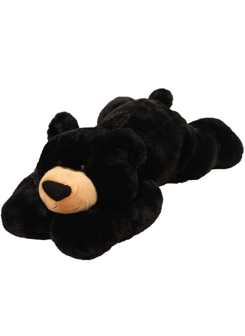Doireum Doireum Weighted Stuffed Animals  Weighted Bear Stuffed Animal Toy Black Bear Plush Throw Pillow Gifts for Boys Girls  11.8 inch  - Image 1