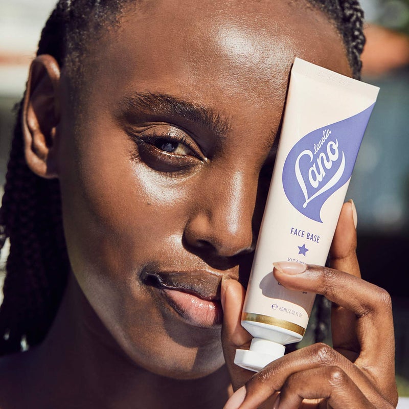 Lanolips Face Base Lanolin & Vitamin E Face Cream - Hydrating Face Moisturizer with Lanolin Oil, Vitamin E & Colloidal Oatmeal for Normal-Dry & Sensitive Skin - Soothing Lanolin Cream (60ml / 2.02oz) - Image 4