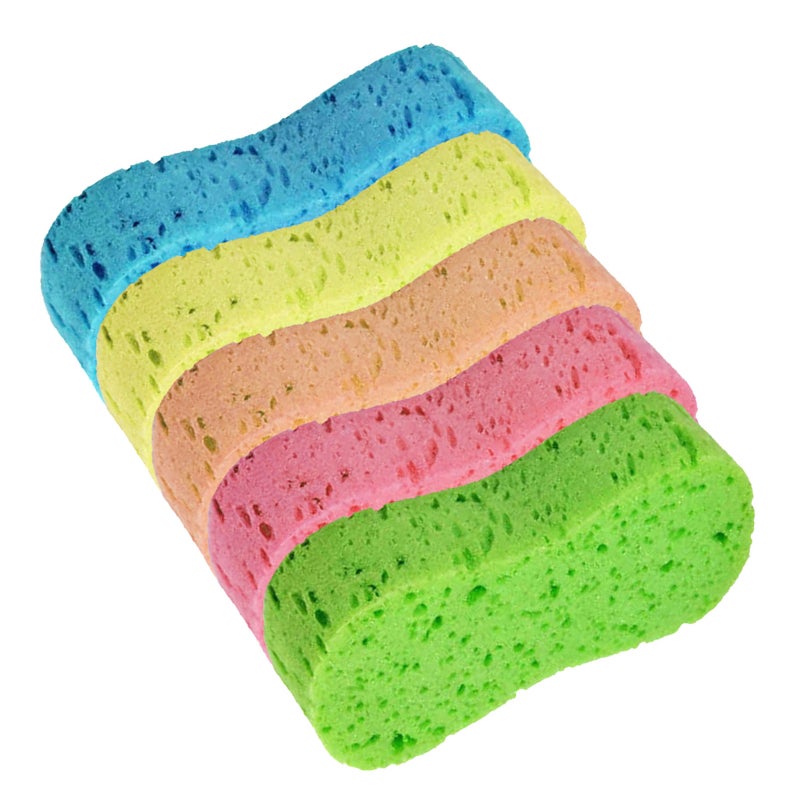 5 Pcs Car Wash Sponges Bone Design for Polishing Porous Car Wash Sponges - Image 3