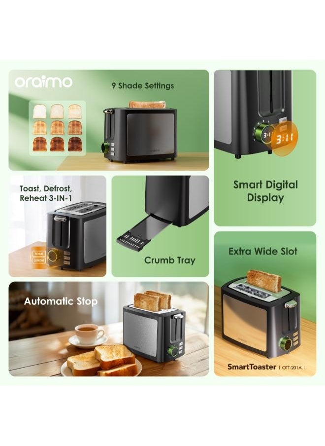 Oraimo Smart Toaster 950W 9-Shade 3-in-1 Toaster OTT-201A - pzsku/ZBACAF65A837EA020B2A2Z/45/_/1740320567/52e34d9f-70ca-4492-b538-cd3ec0bbc108