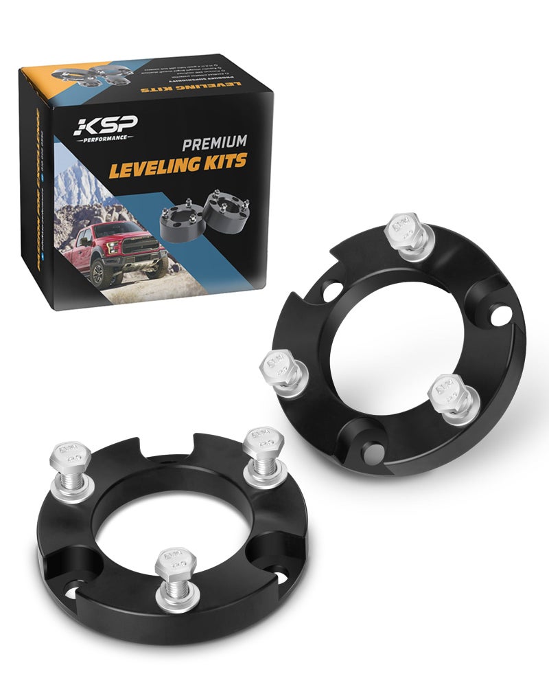 KSP 15 Front Leveling Lift Kits for Tacoma 15 inch Front Strut Spacers Lift Kit for Toyota Tacoma 20052023 4Runner 20032024 FJ Cruiser 20072015 15in Suspension Level Kit Aluminum Lift Spacers
