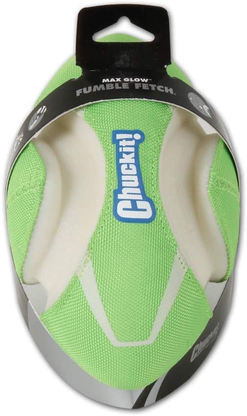 Chuckit! Max Glow Fumble Fetch Dog Football Dog Toy - Image 2