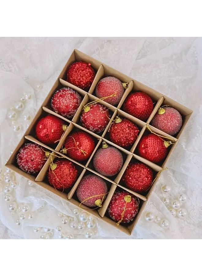 Gold Christmas Decoration Balls For Holiday Party Birthday Carnival Happy Holiday 16pcs - Image 5